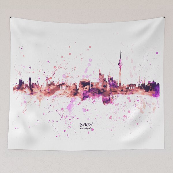 Aperçu de l'œuvre Berlin Germany Skyline créée et vendue par ArtPrints.