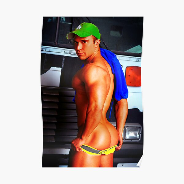 Colorful Trucker Poster