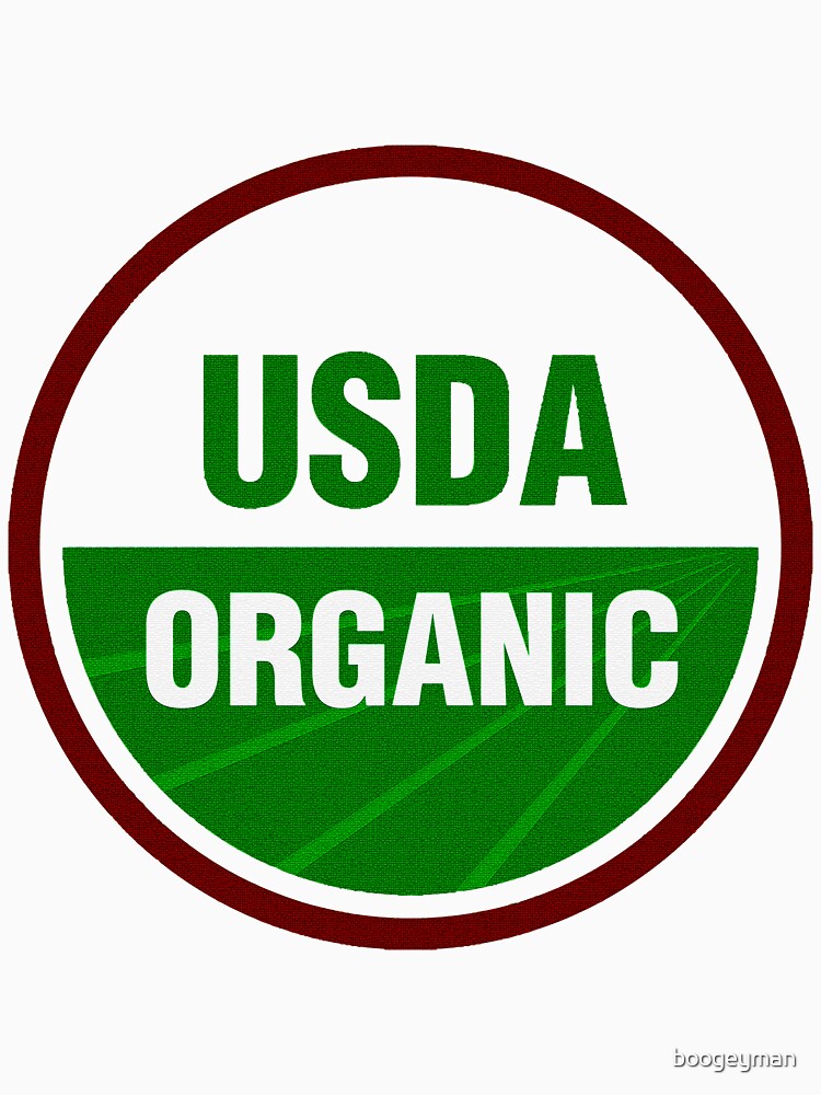 "United States Department Of Agriculture Organic Certificate" T-shirt