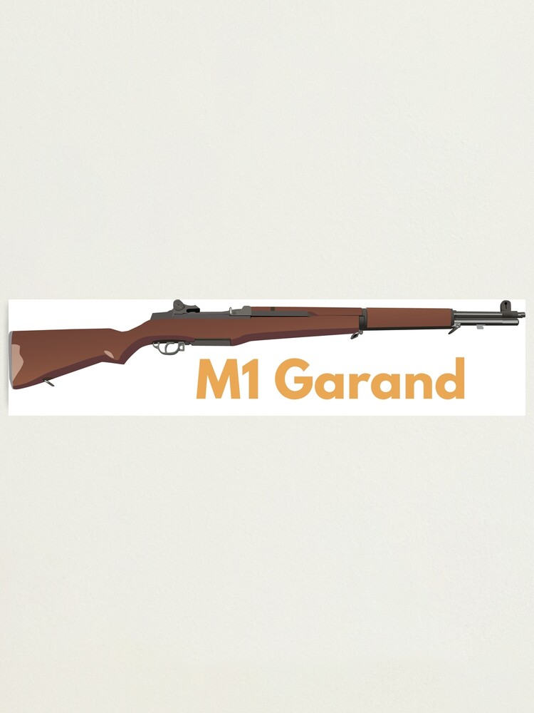 American Ww2 Rifle M1 Garand Photographic Print By Norsetech Redbubble