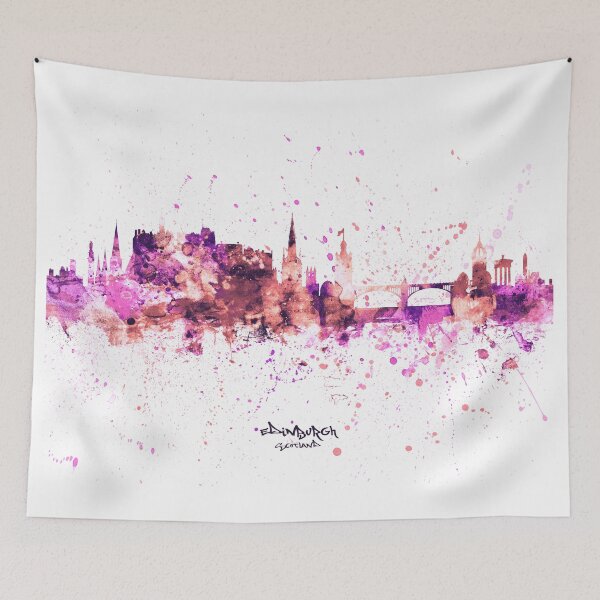 Item preview, Edinburgh Scotland Skyline designed and sold by ArtPrints.