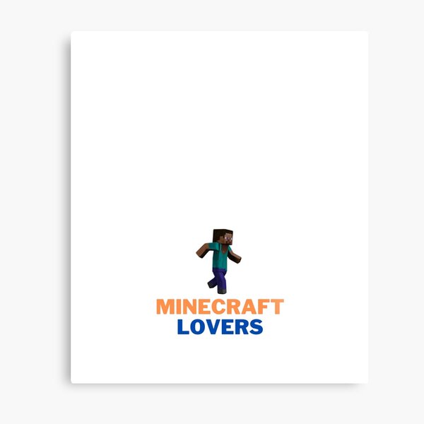 Minecraft Game Lovers Metal Print