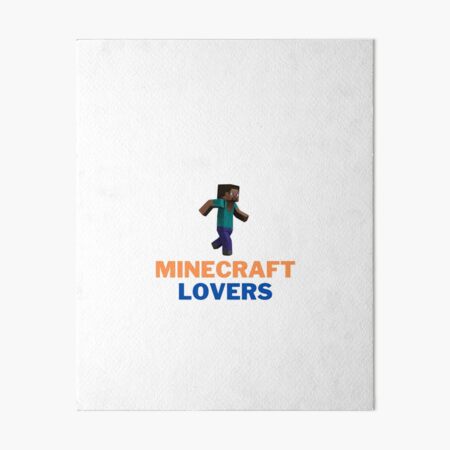 Minecraft Game Lovers Art Board Print