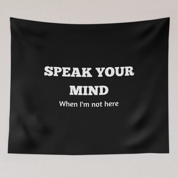 Item preview, Speak your Mind designed and sold by InputVSOutput.