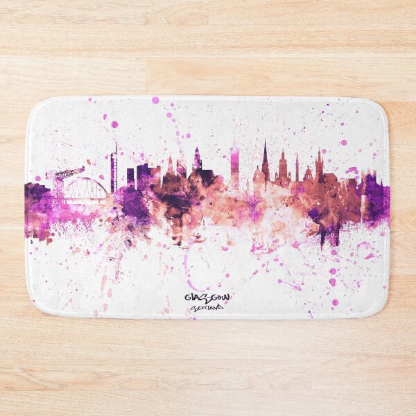 Item preview, Glasgow Scotland Skyline designed and sold by ArtPrints.