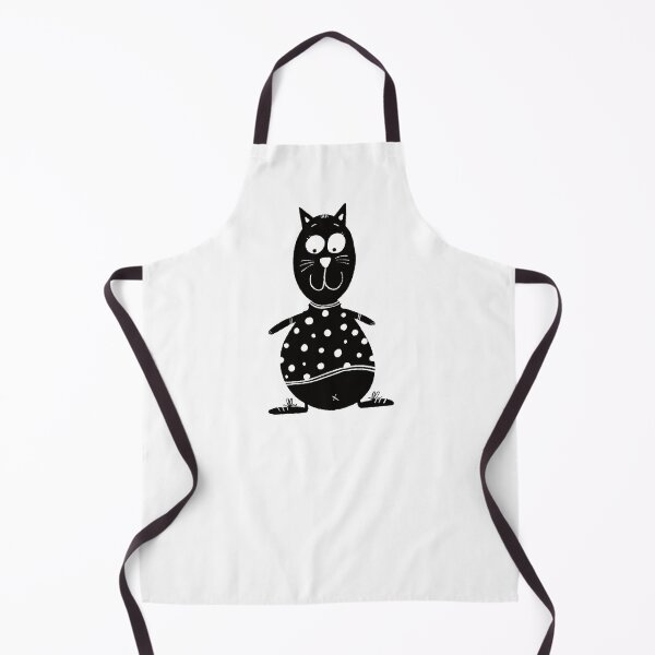 Item preview, Black and white cat nr5 designed and sold by KateCrafts.