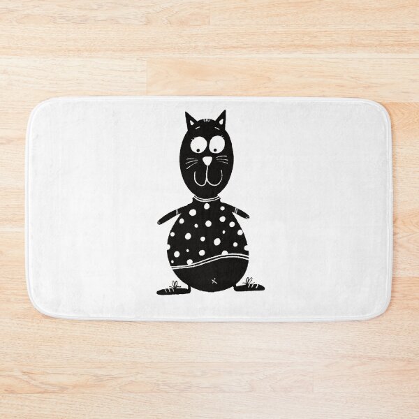 Item preview, Black and white cat nr5 designed and sold by KateCrafts.