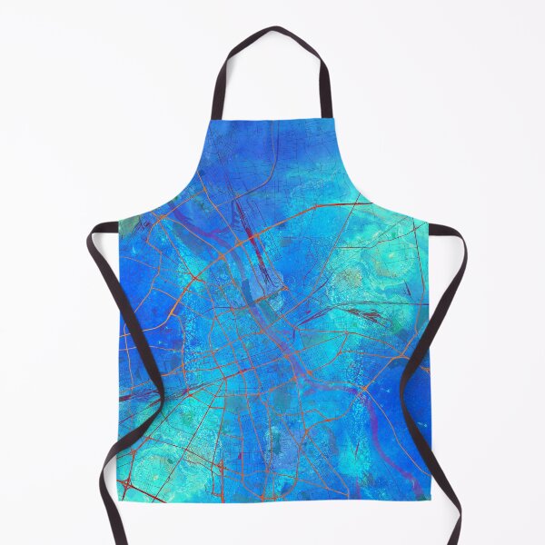 Item preview,  Warsaw Poland Street Blue Lagoon designed and sold by IvonDesign.