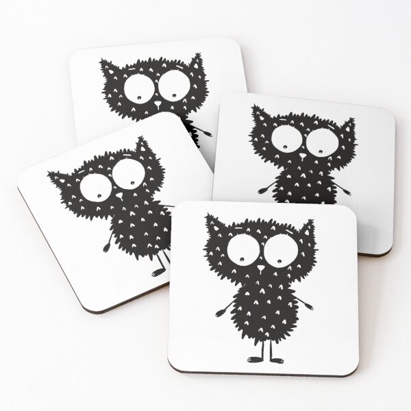 Item preview, Black and white cat nr6 designed and sold by KateCrafts.