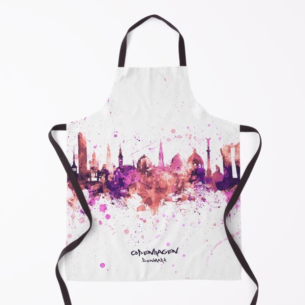 Item preview, Copenhagen Denmark Skyline designed and sold by ArtPrints.