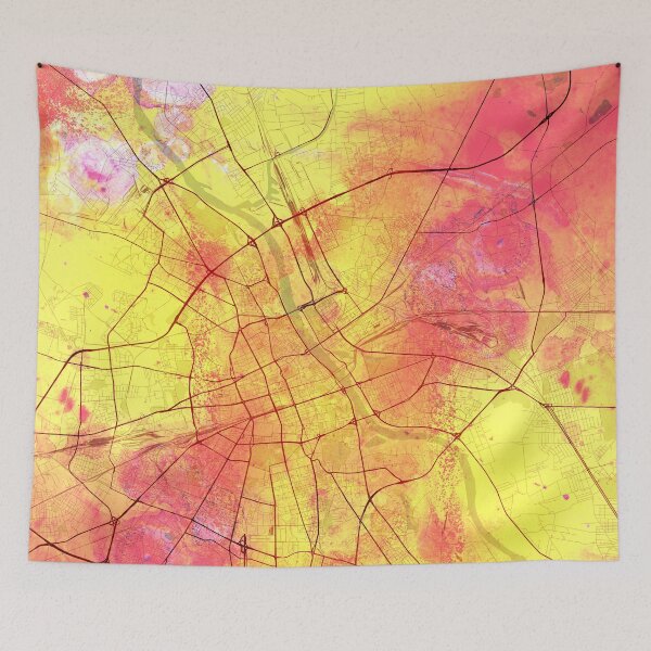 Item preview, Warsaw Poland Street Magma Eruption designed and sold by IvonDesign.