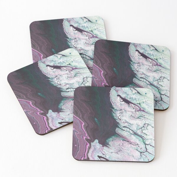 Item preview, Magenta Marble white pastel abstract- bestseller (masks, mugs, t shirts , pillows) designed and sold by August-E.