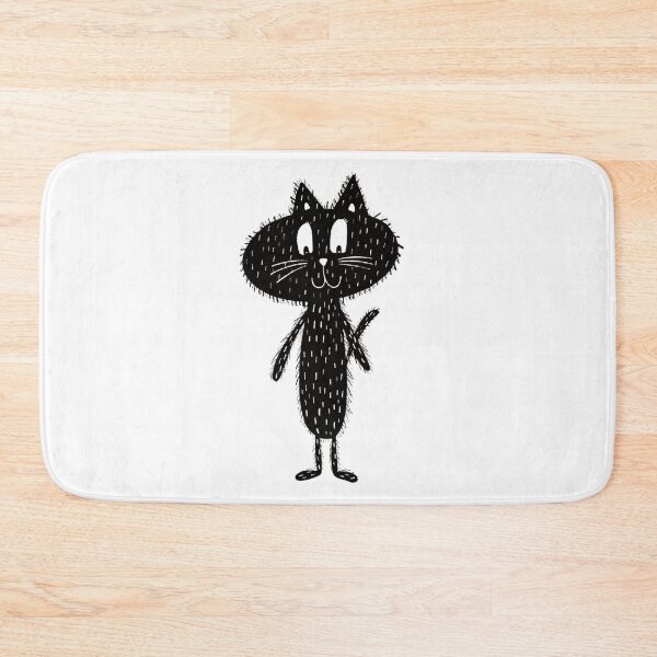 Item preview, Black and white cat nr7 designed and sold by KateCrafts.