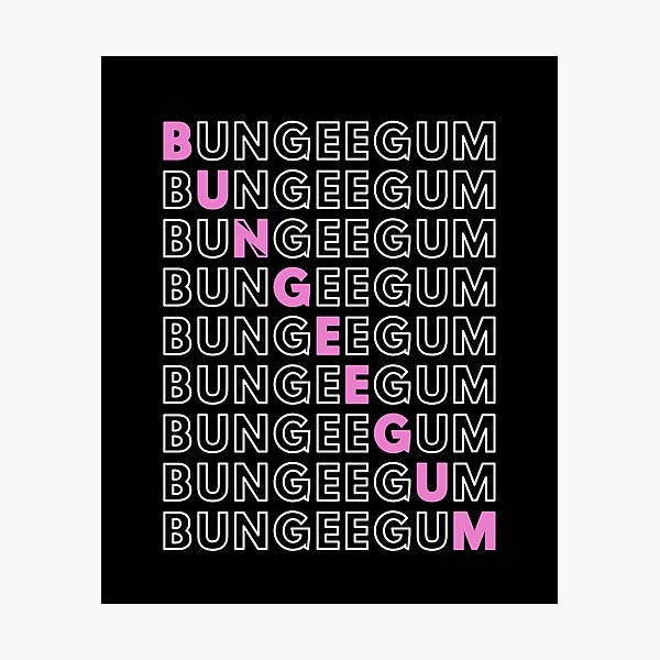 Bungeegum Hisoka Typography Photographic Print