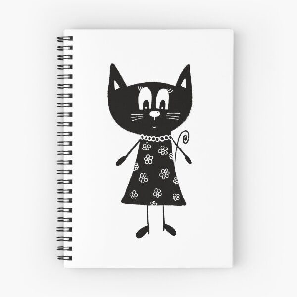 Item preview, Black and white cat nr8 designed and sold by KateCrafts.