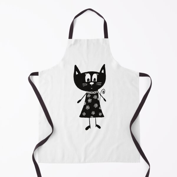Item preview, Black and white cat nr8 designed and sold by KateCrafts.