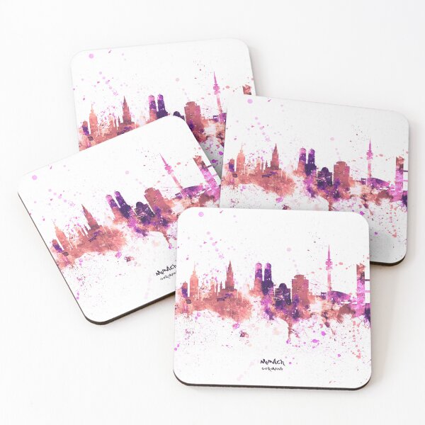 Item preview, Munich Germany Skyline designed and sold by ArtPrints.