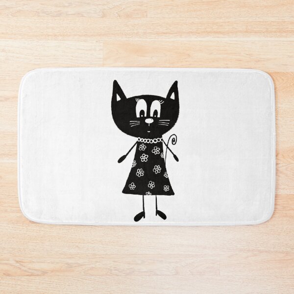Item preview, Black and white cat nr8 designed and sold by KateCrafts.