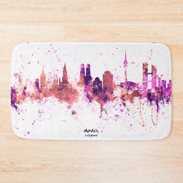 Item preview, Munich Germany Skyline designed and sold by ArtPrints.
