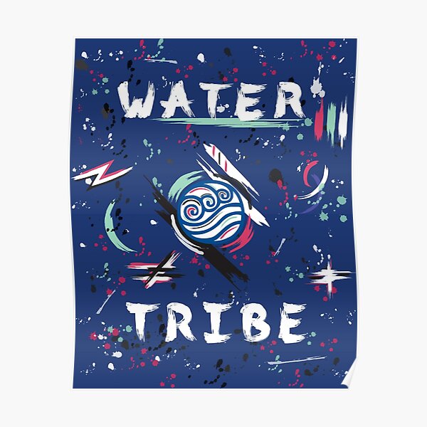 Avatar The Last Airbender Water Tribe Poster For Sale By Lignas Redbubble 9077