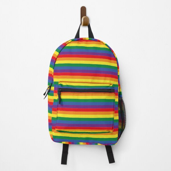 Item preview, GAY PRIDE RAINBOW ALLOVER STRIPE designed and sold by medusachild.