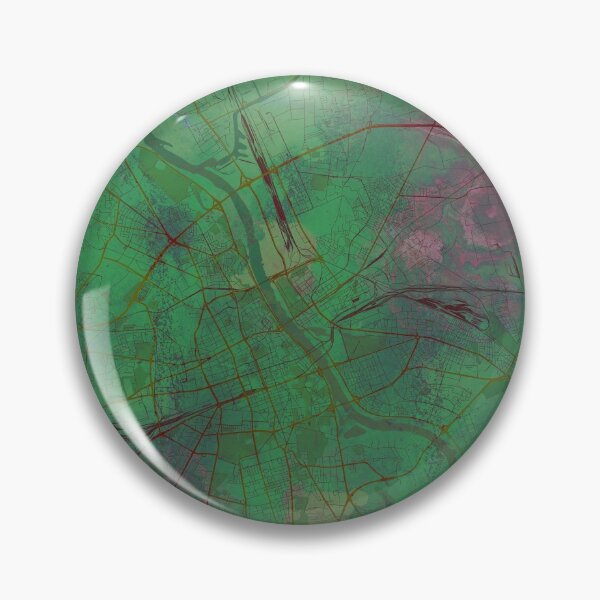 Item preview, Warsaw Poland Street Green Planet designed and sold by IvonDesign.