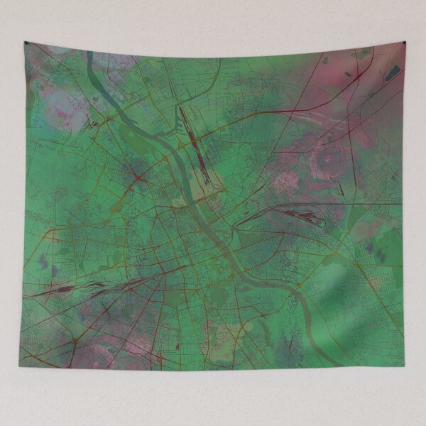 Item preview, Warsaw Poland Street Green Planet designed and sold by IvonDesign.