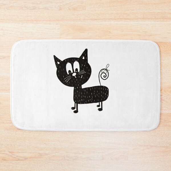 Item preview, Black and white cat nr9 designed and sold by KateCrafts.