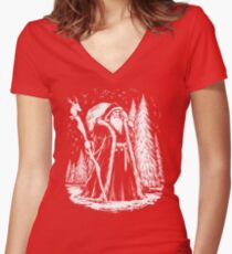 Saint Nicholas Women's Fitted V-Neck T-Shirt