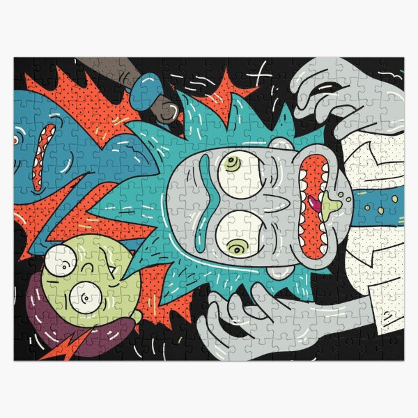 Rick and Morty. Crew from Hell. Jigsaw Puzzle