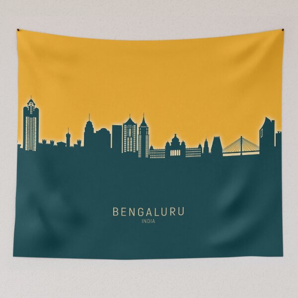 Item preview, Bengaluru Skyline India Bangalore designed and sold by ArtPrints.