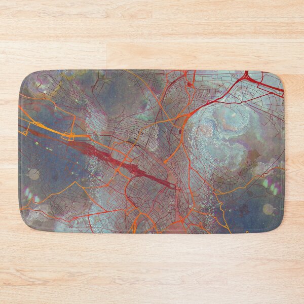 Item preview, Zurich Switzerland Street Map Urban designed and sold by IvonDesign.