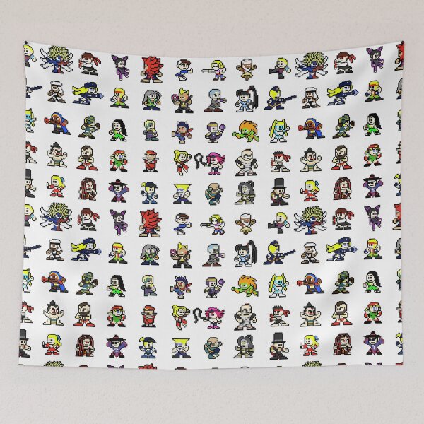 Item preview, Sfv Full roster Chibi Pixels designed and sold by K-JAW.