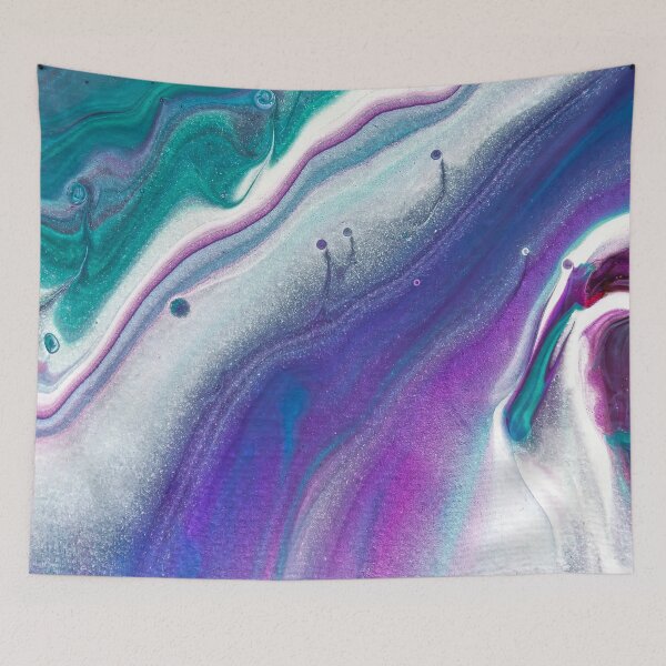 Item preview, Pink and green pastel abstract- bestseller- mugs, pillows, masks, t shirts designed and sold by August-E.
