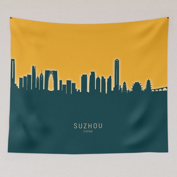 Item preview, Suzhou China Skyline designed and sold by ArtPrints.