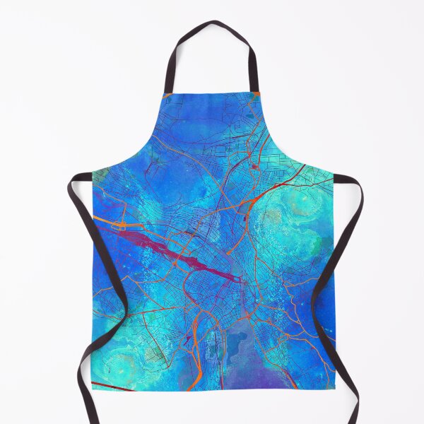 Item preview, Zurich Switzerland Street Map Blue Lagoon designed and sold by IvonDesign.