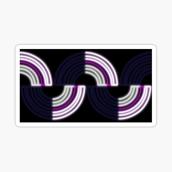 Demisexual Neon Light Rainbow 2 Sticker For Sale By Spectresparkc Redbubble 4698