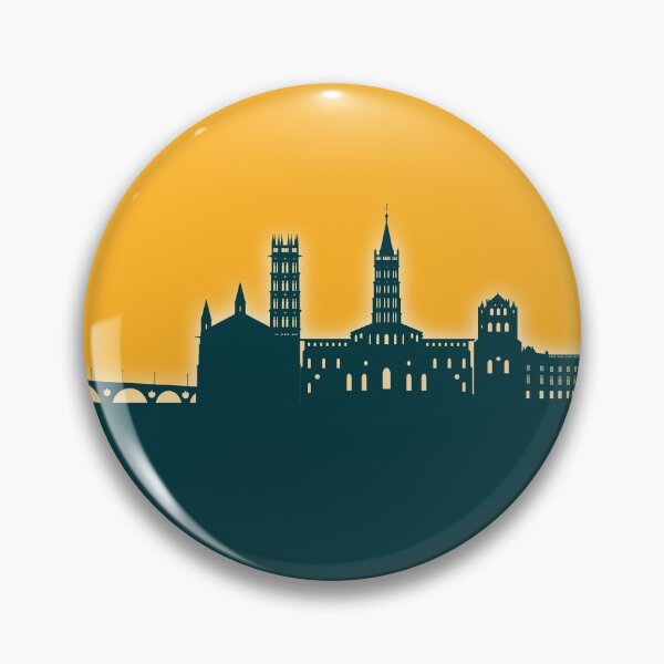 Item preview, Toulouse France Skyline designed and sold by ArtPrints.