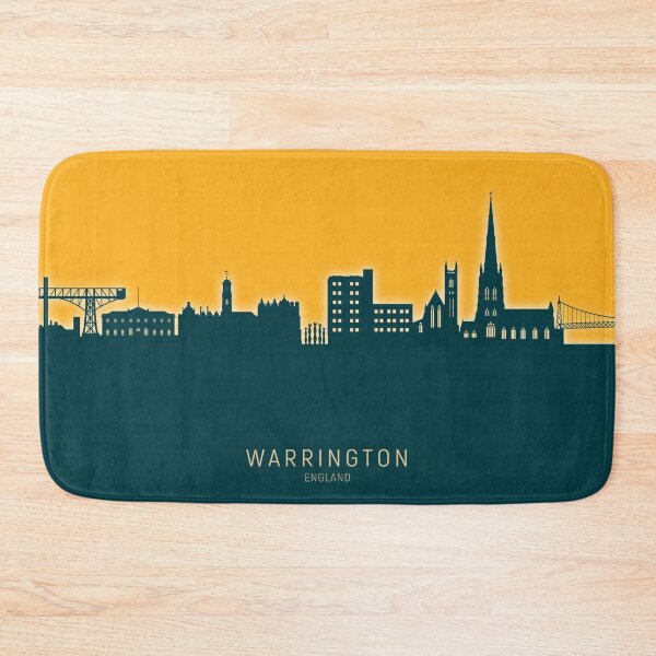 Item preview, Warrington England Skyline designed and sold by ArtPrints.