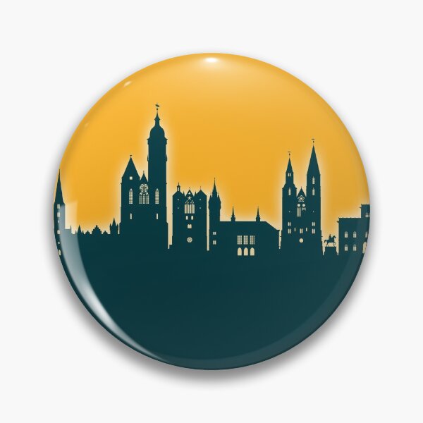 Item preview, Braunschweig Germany Skyline designed and sold by ArtPrints.