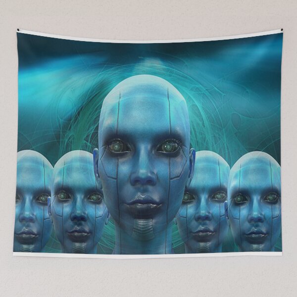 Item preview, Alien Entities Extraterrestrial Beings Creepy Eyes Astronaut Theorists  designed and sold by TopTeeShop.