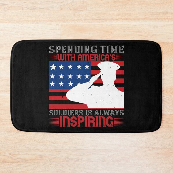 Item preview, Spending Time With America's Soldiers Is Always Inspiring designed and sold by GoodVibeDesign.