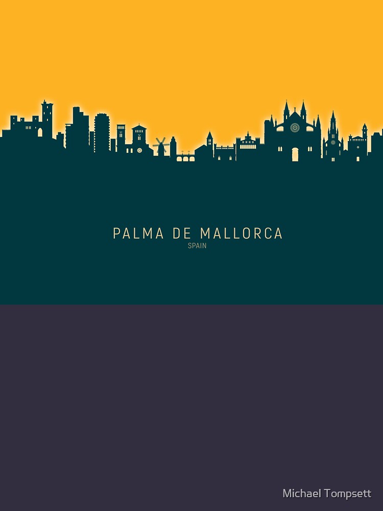 Palma de Mallorca Spain Skyline Classic T-Shirt