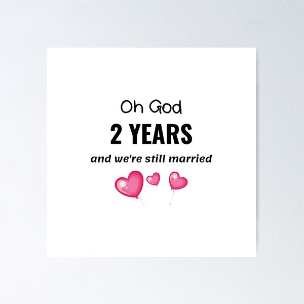Item preview, 2nd Wedding Anniversary Funny Gift for Him or Her designed and sold by TheGreekGuy.