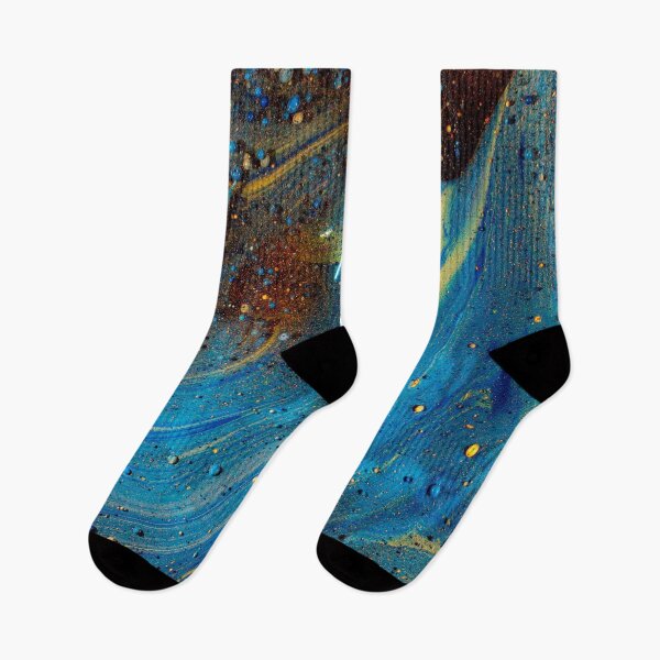 Item preview, Blue bohemian pastel abstract- bestseller- mugs, pillows, masks, t shirts designed and sold by August-E.
