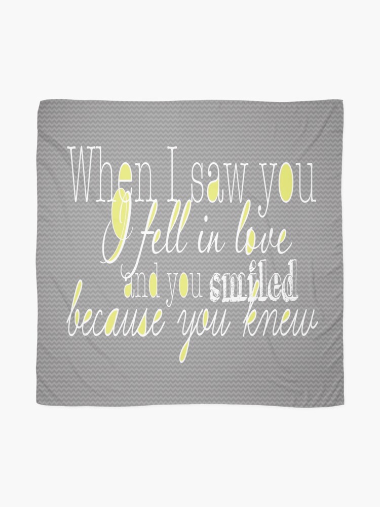 Alternate view of When I Saw You Scarf