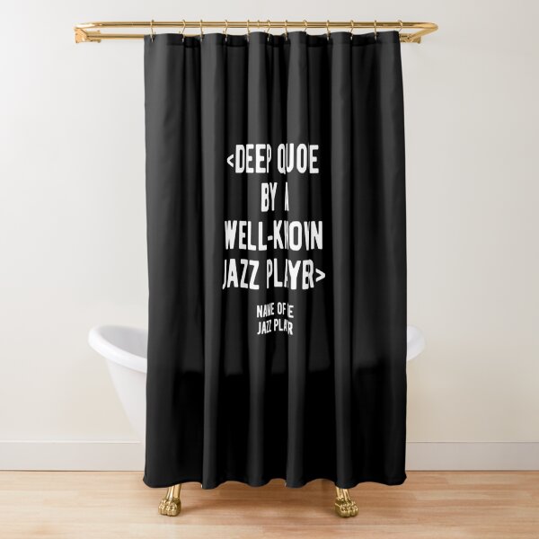 Jazz Shower Curtains Redbubble