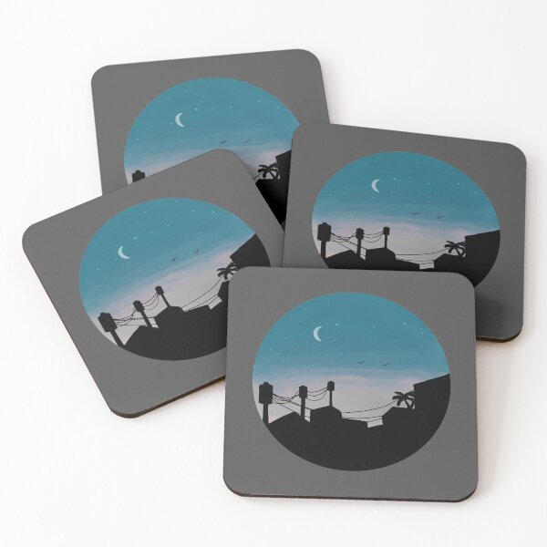 Item preview, Evening Views in Watercolor designed and sold by FinalGirlArt.