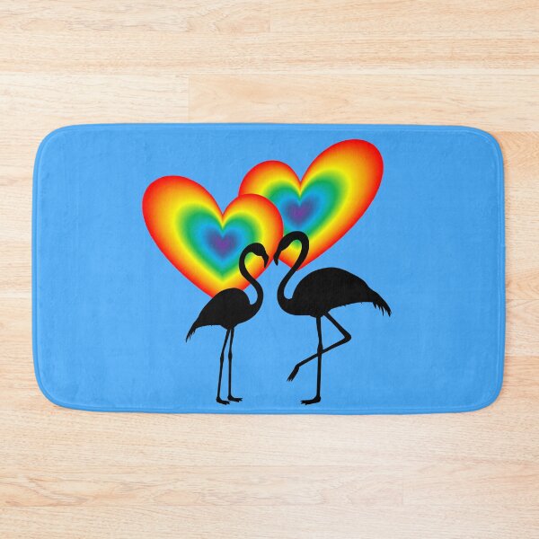 Item preview, A pair of loving flamingos designed and sold by helenkaiy.