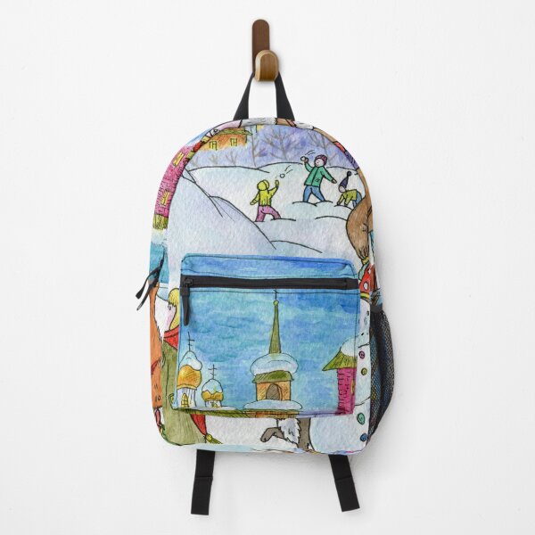 Item preview,  Mom and children on a winter walk. designed and sold by Yovin11.